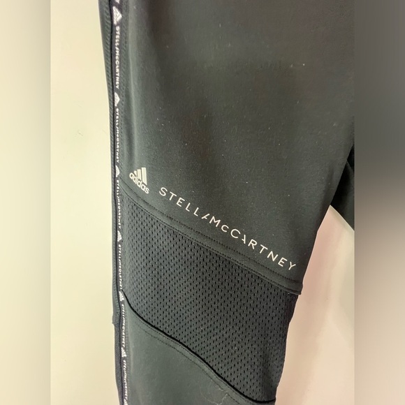 Adidas By Stella McCartney Black Essential Parlay Leggings Size Medium 1206 - Picture 2 of 4